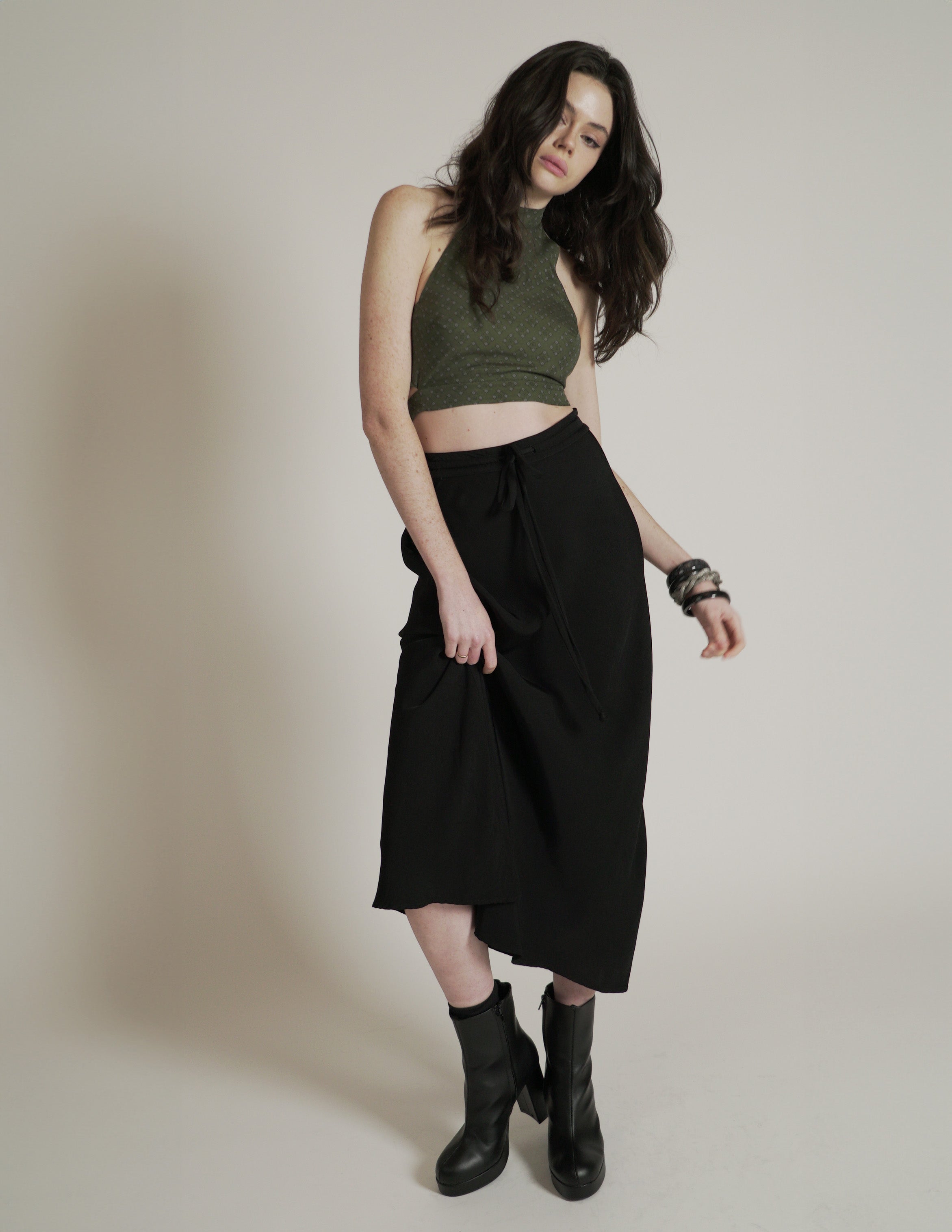 Green Diamond Halter