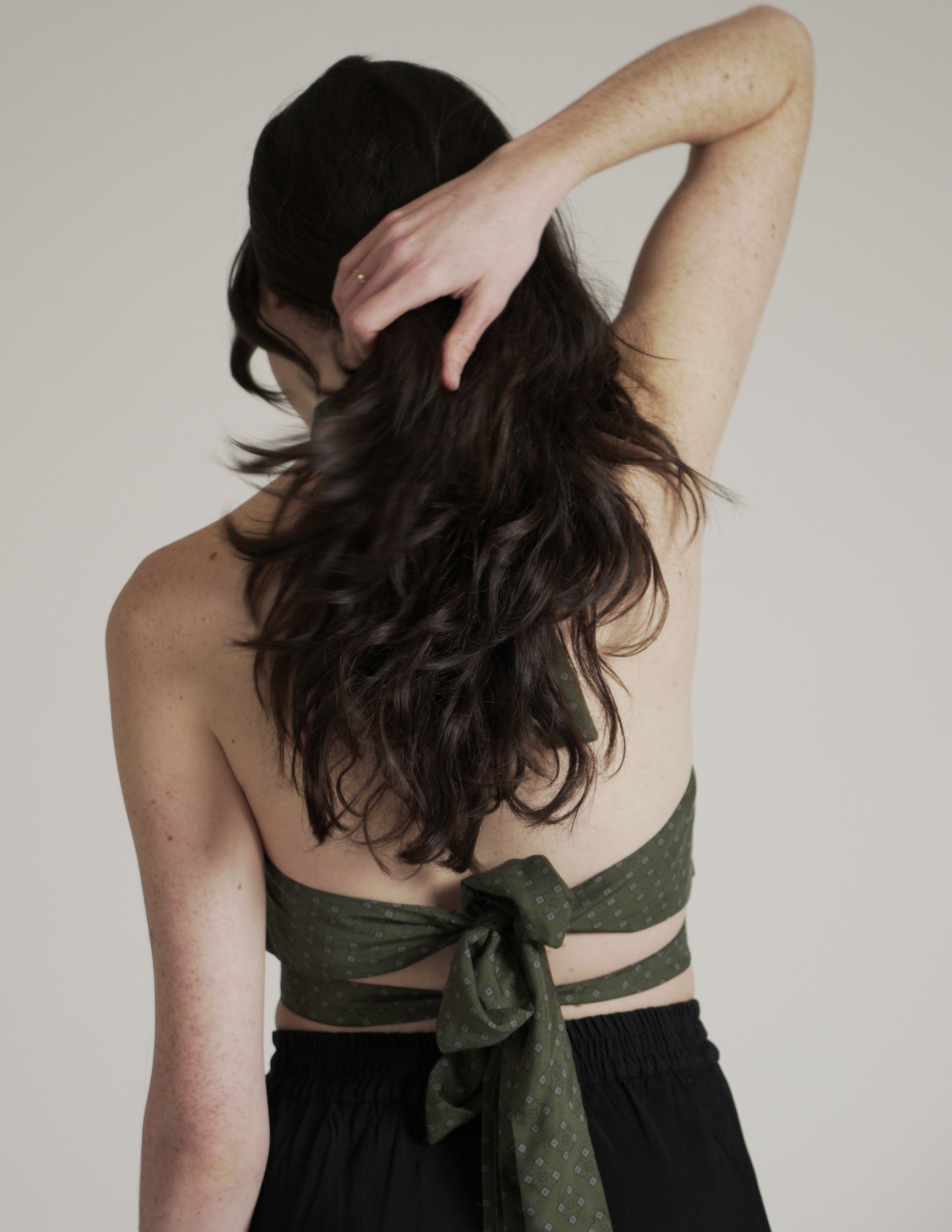 Green Diamond Halter