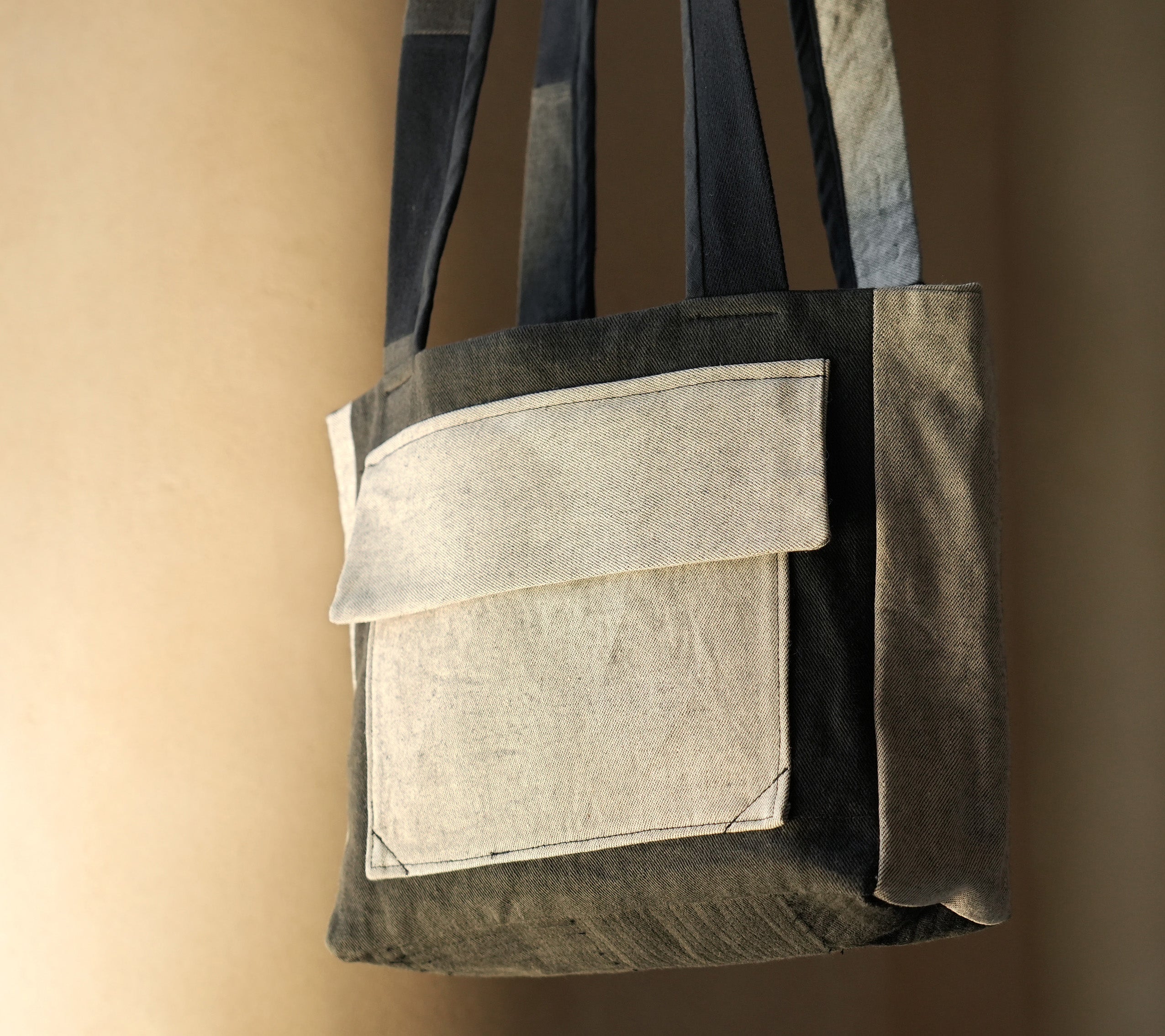 MONOCHROME GREY MESSENGER BAG - Sold Out