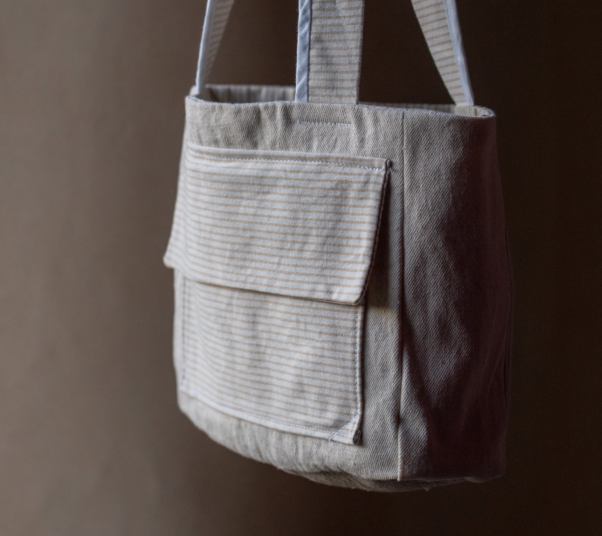 Sand Stripe Messenger Bag