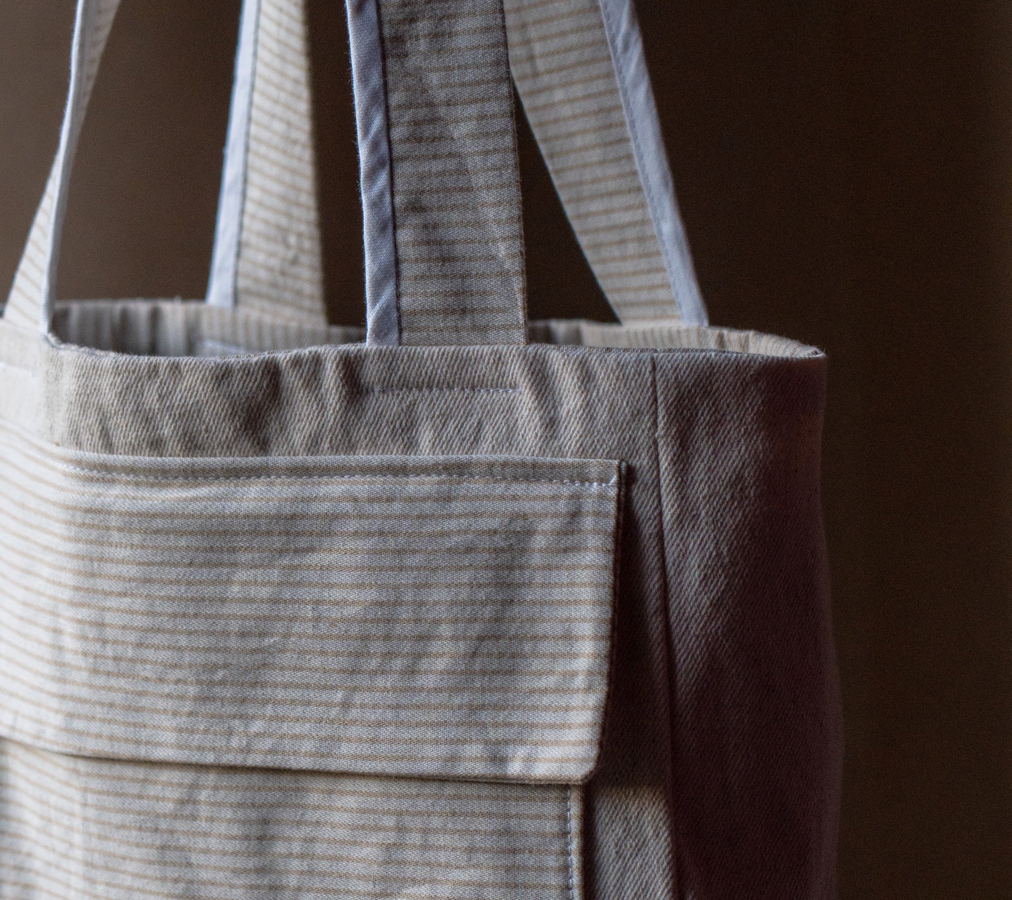 Sand Stripe Messenger Bag